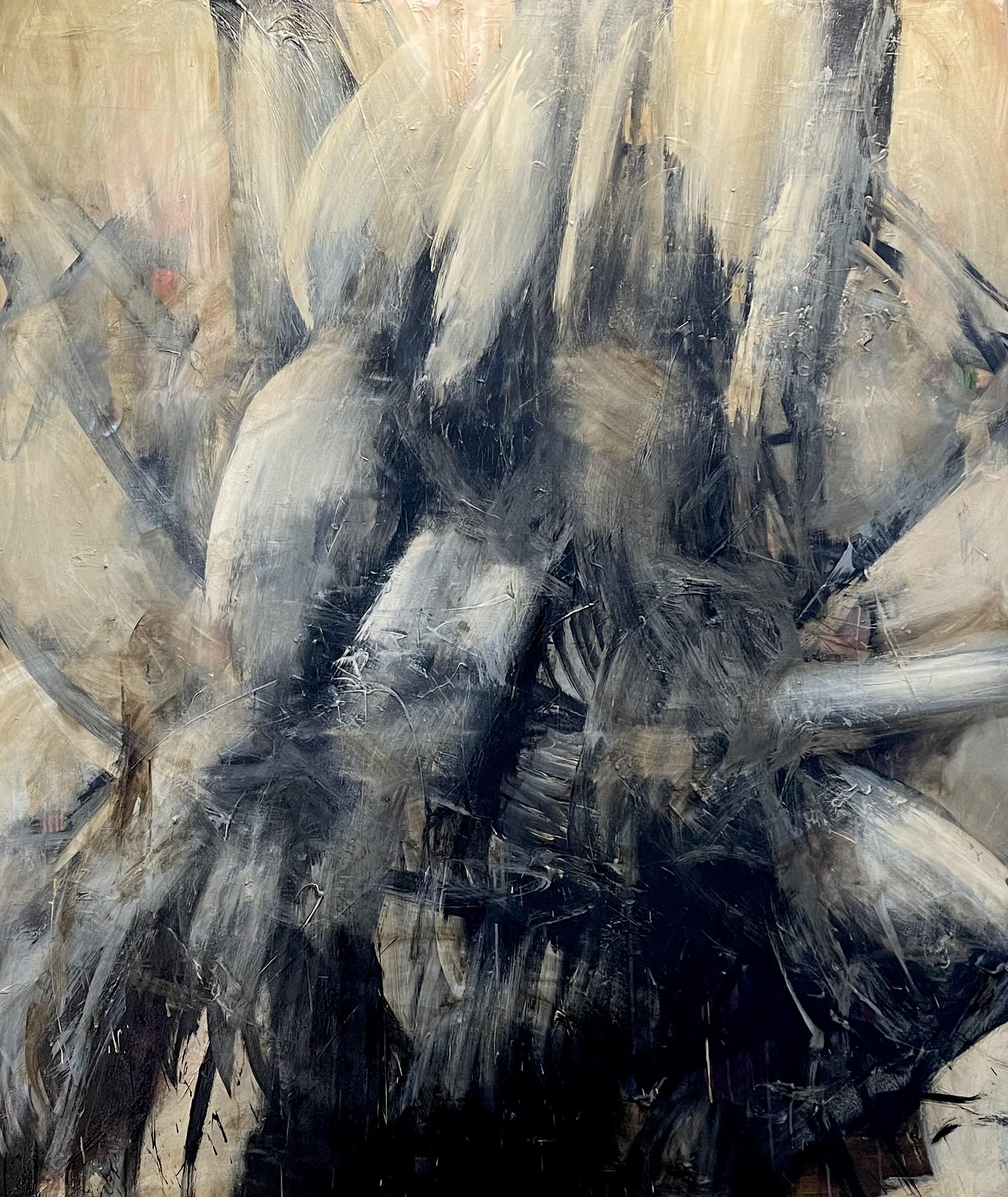 200 x 170cm Mixed media on stretched canvas