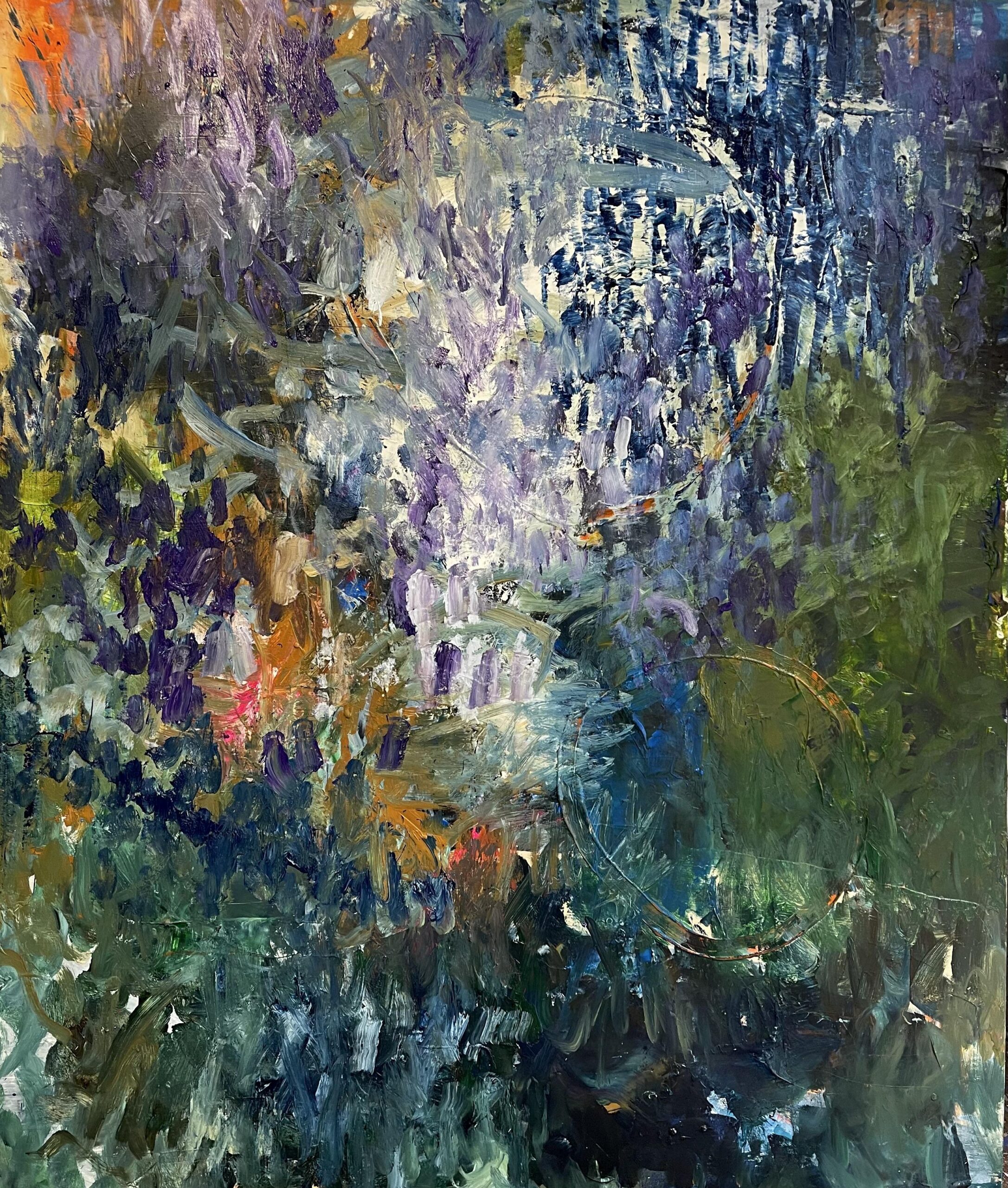 200 x 170cm Acrylic on stretched canvas