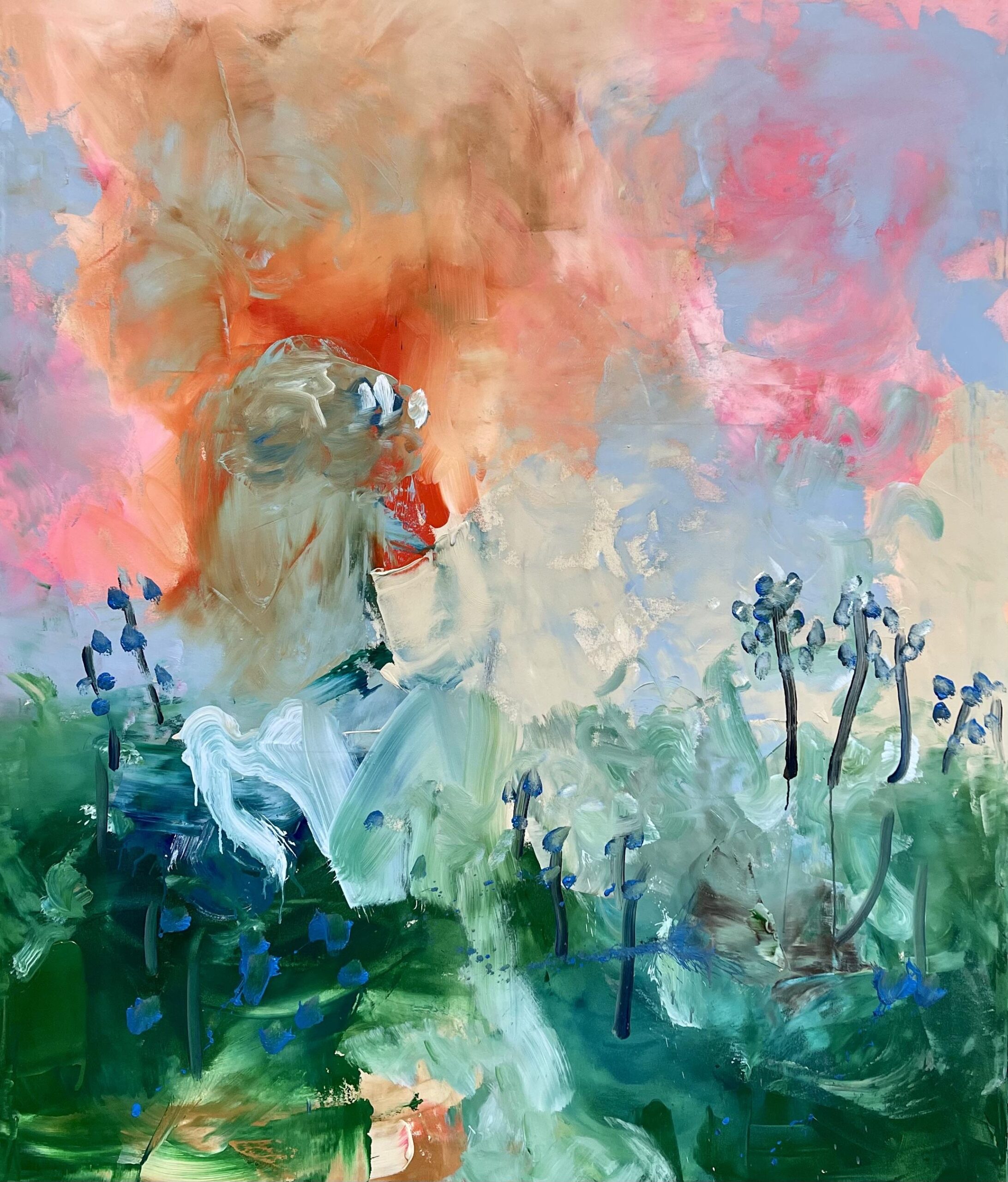  200 x 170cm  Acrylic on stretched canvas